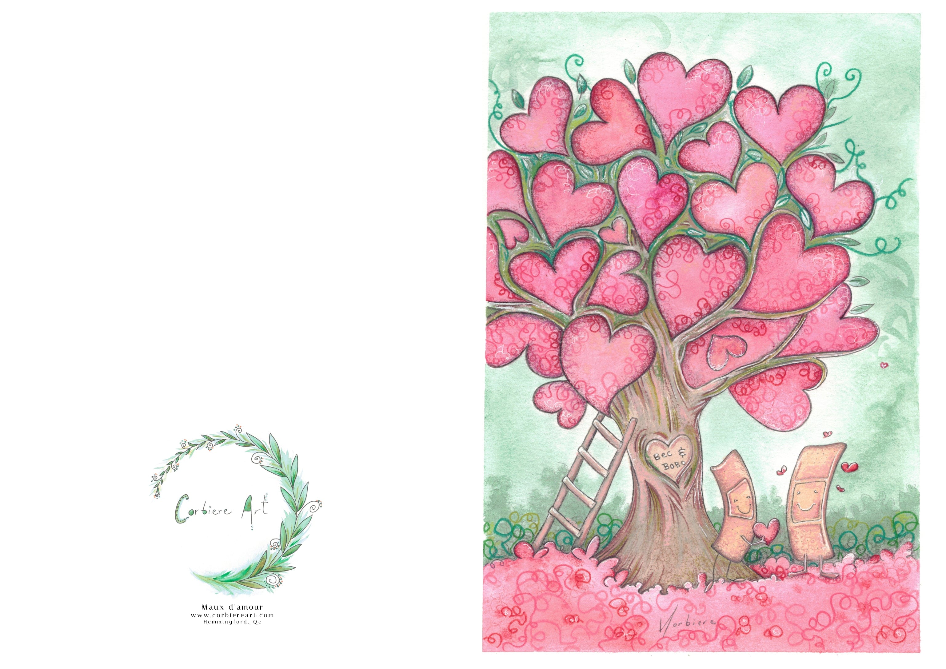 Greeting card - Lovesickness