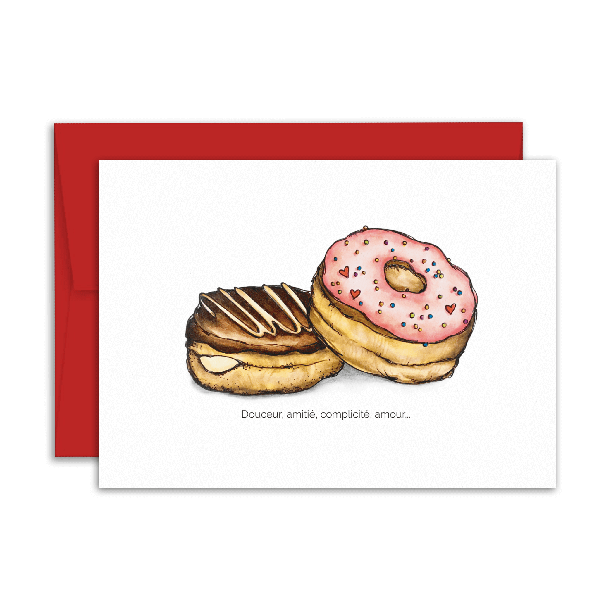 Greeting card - Love - Donut