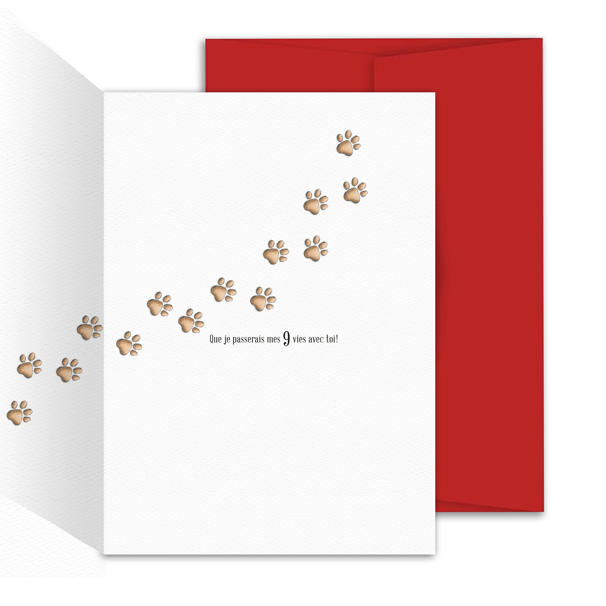 Greeting card - Love - Kitty