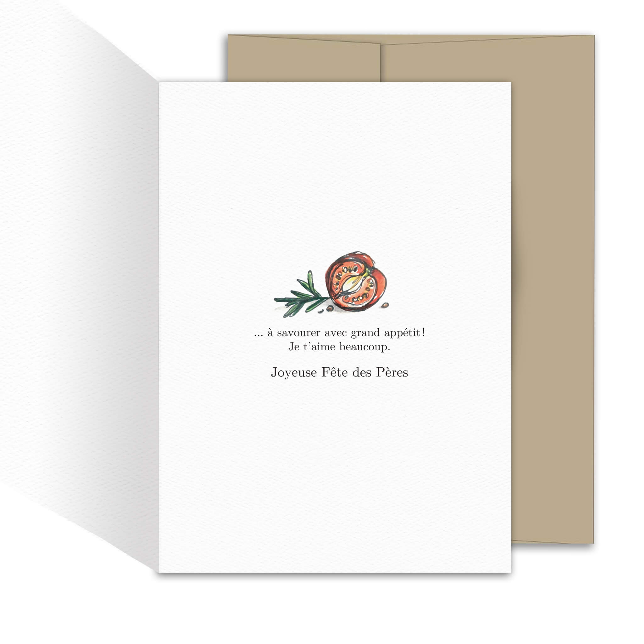 Greeting card - Father's Day - Tomatoes