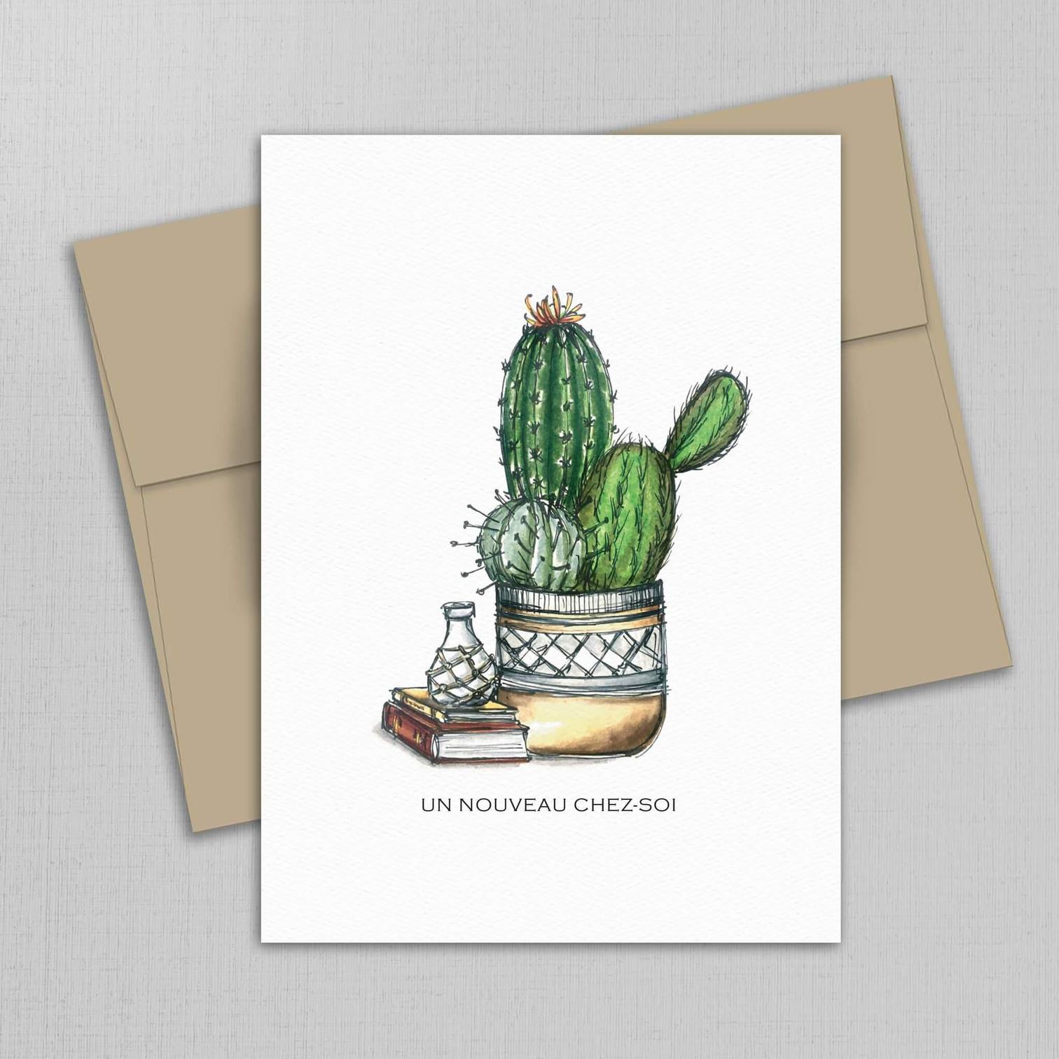 Greeting Card - New Home - Cactus