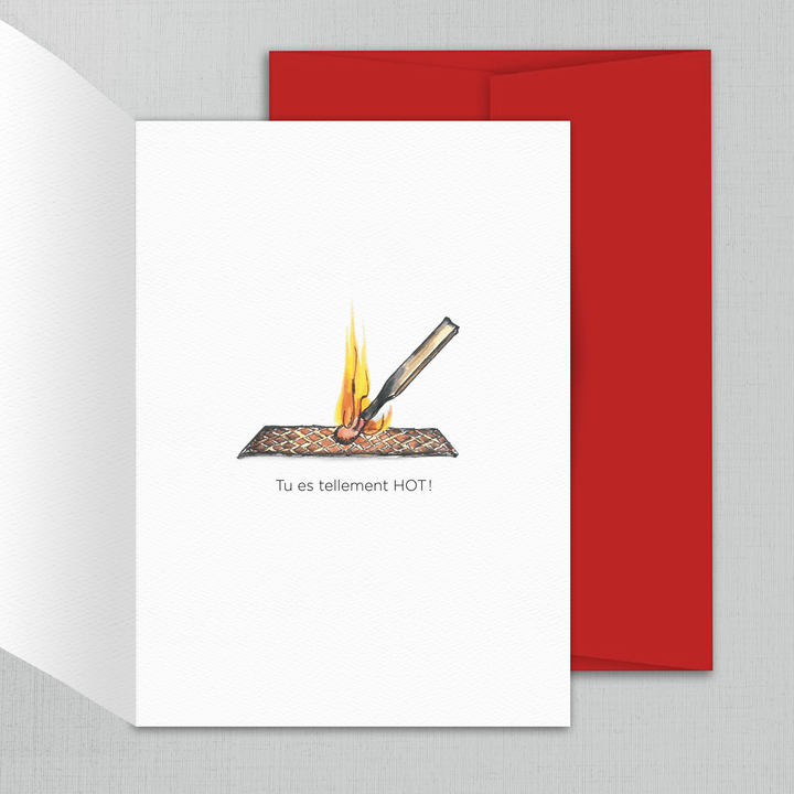 Greeting card - I love you spicy