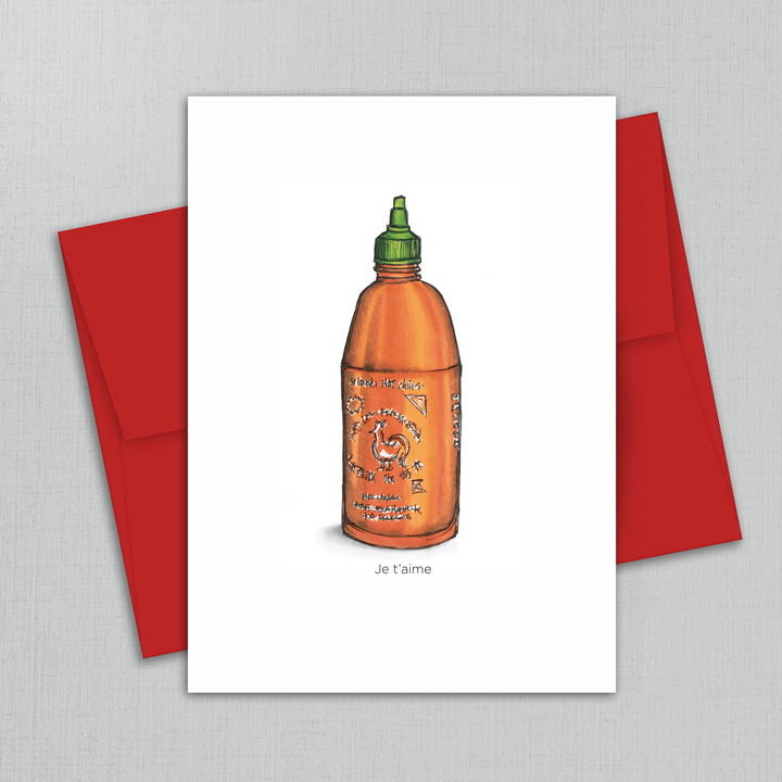 Greeting card - I love you spicy