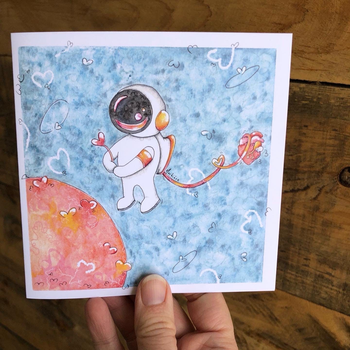Greeting card - Mars and Venus