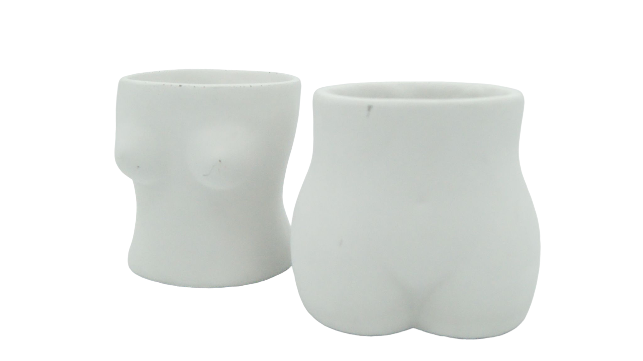 Concrete pot - Female body duo | Choose your color