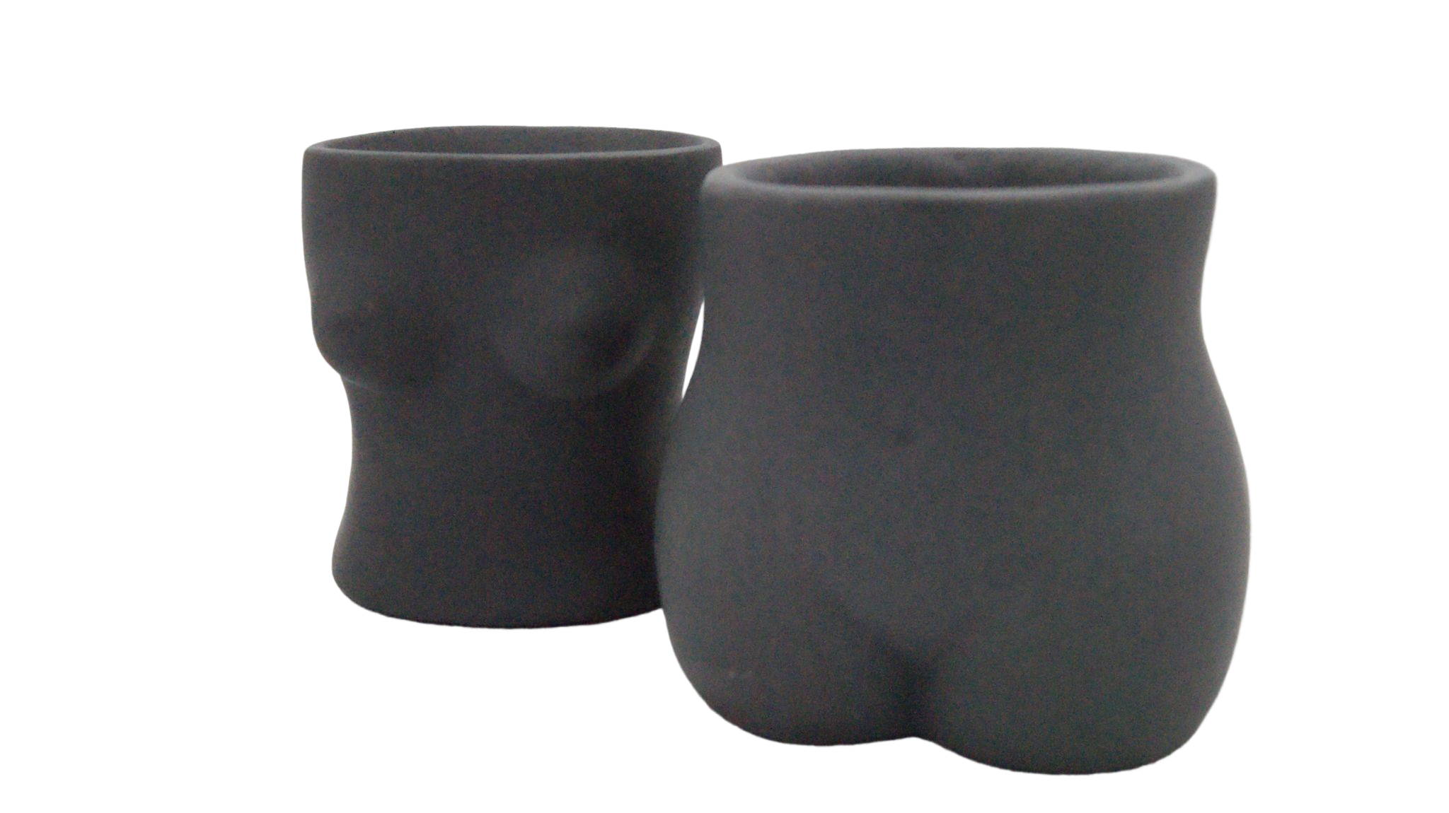 Pot en béton - Duo corps femme  | Choisissez votre couleur