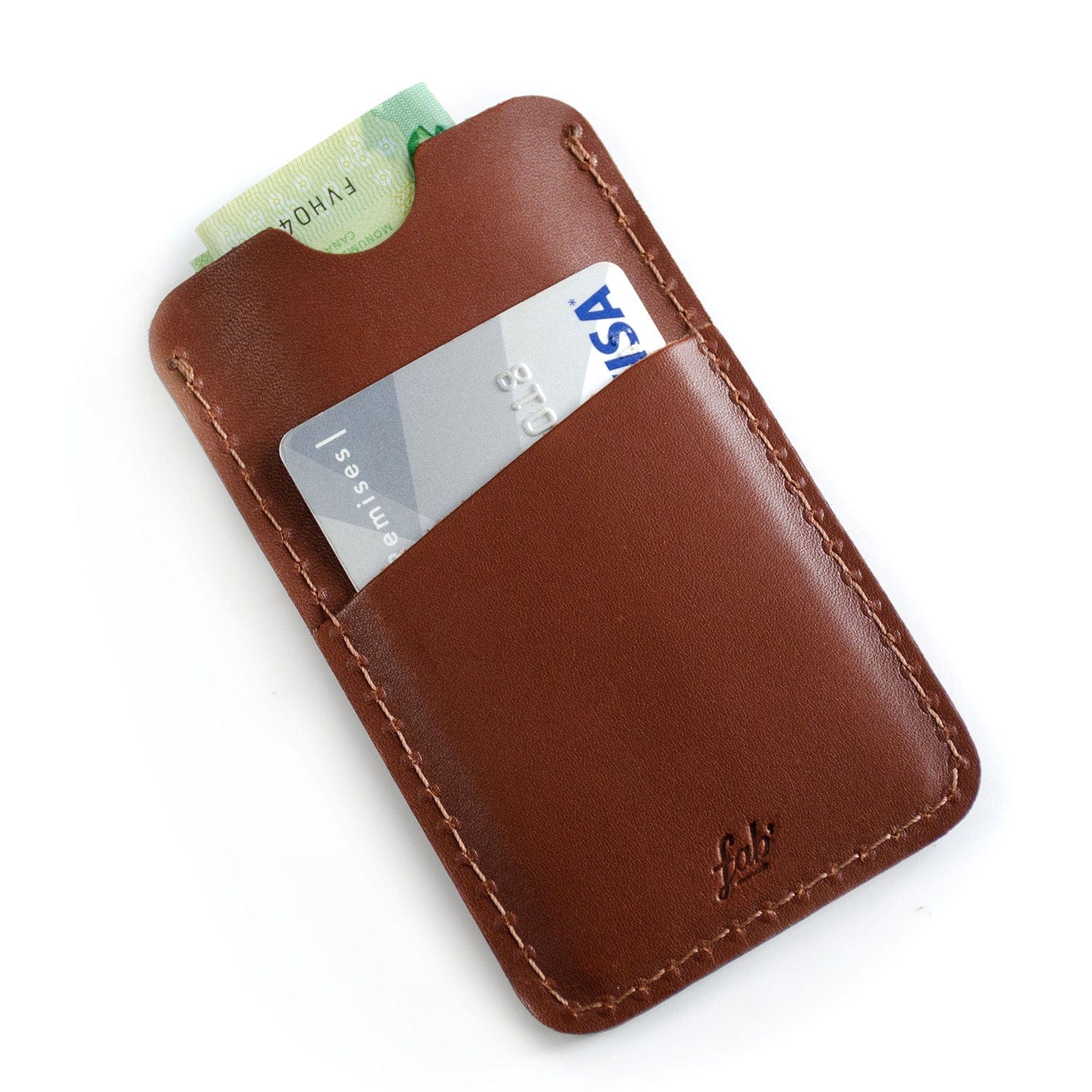 Brown Leather Card Holder