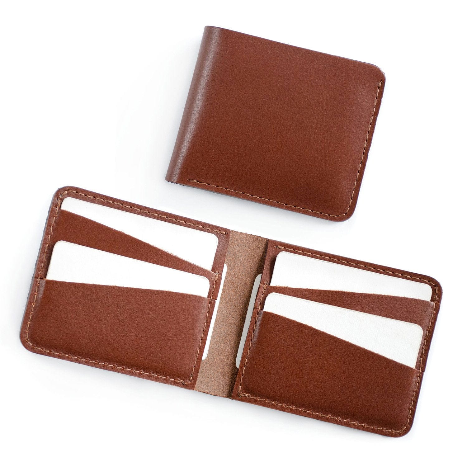 Brown Leather Horizontal Wallet