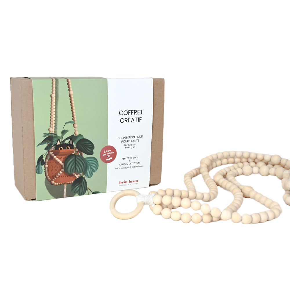 Plant Hanger Making Kit - Wood Bead