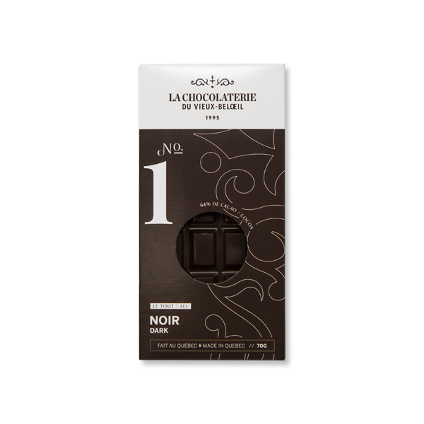 Tablette de chocolat - Le tout noir