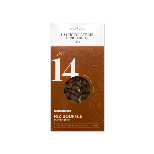 Tablette de chocolat - Riz Souffé