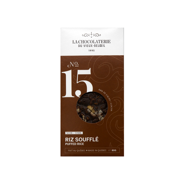 Tablette de chocolat - Riz Souffé