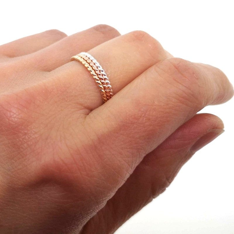 Rope stackable ring