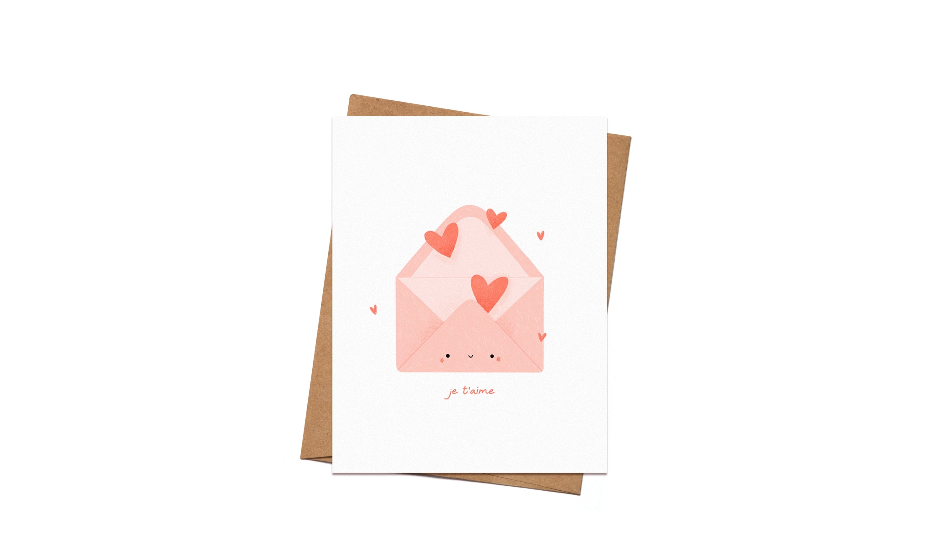 Valentine's Day greeting card - I love you