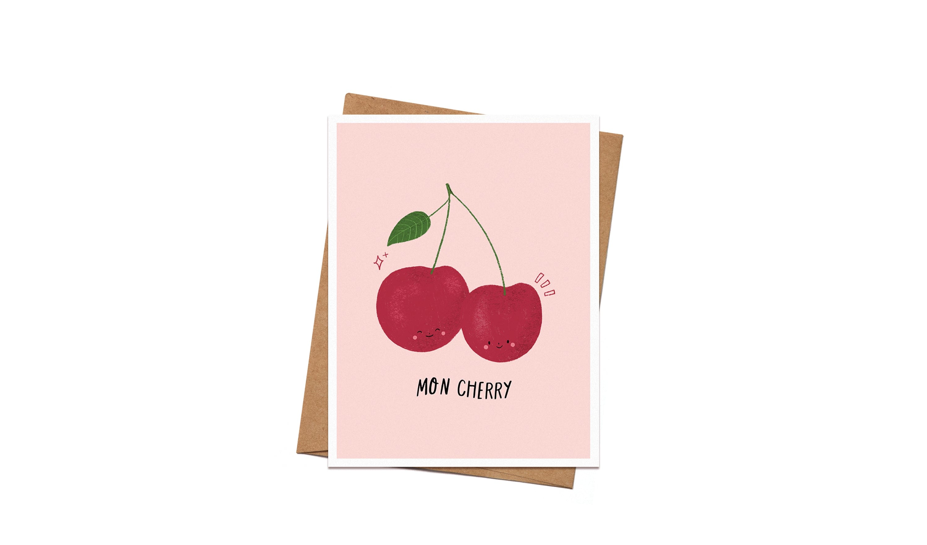 Carte de souhaits Saint-Valentin - Mon cherry