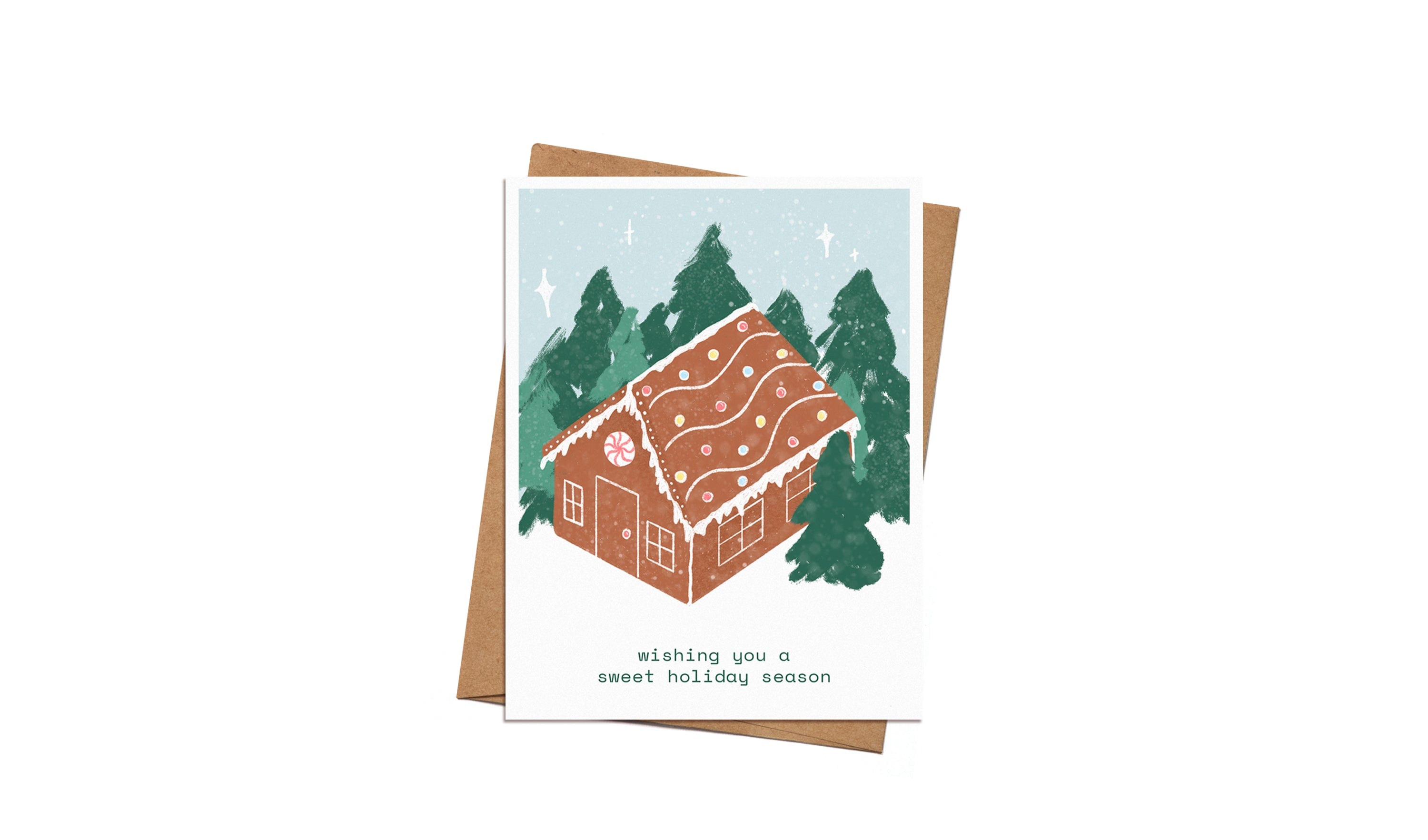 Christmas greeting card - Sweet Holidays
