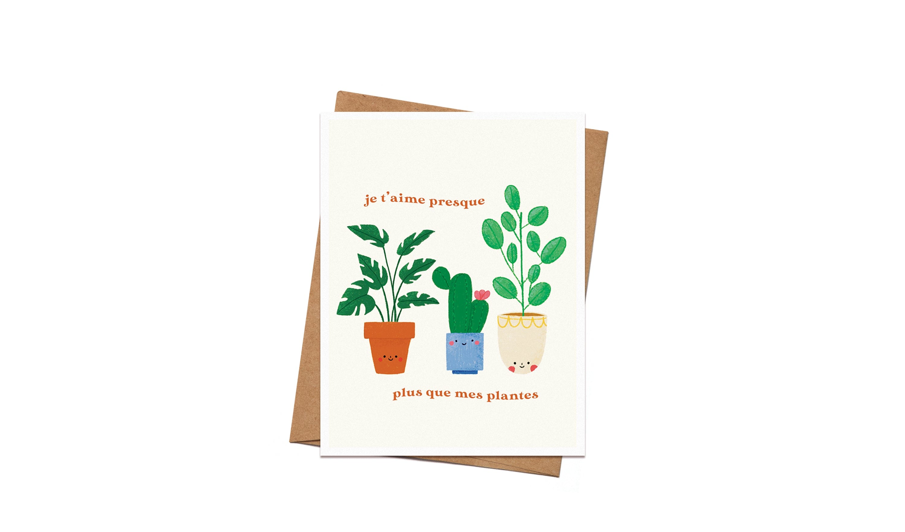 Greeting card - Love plants