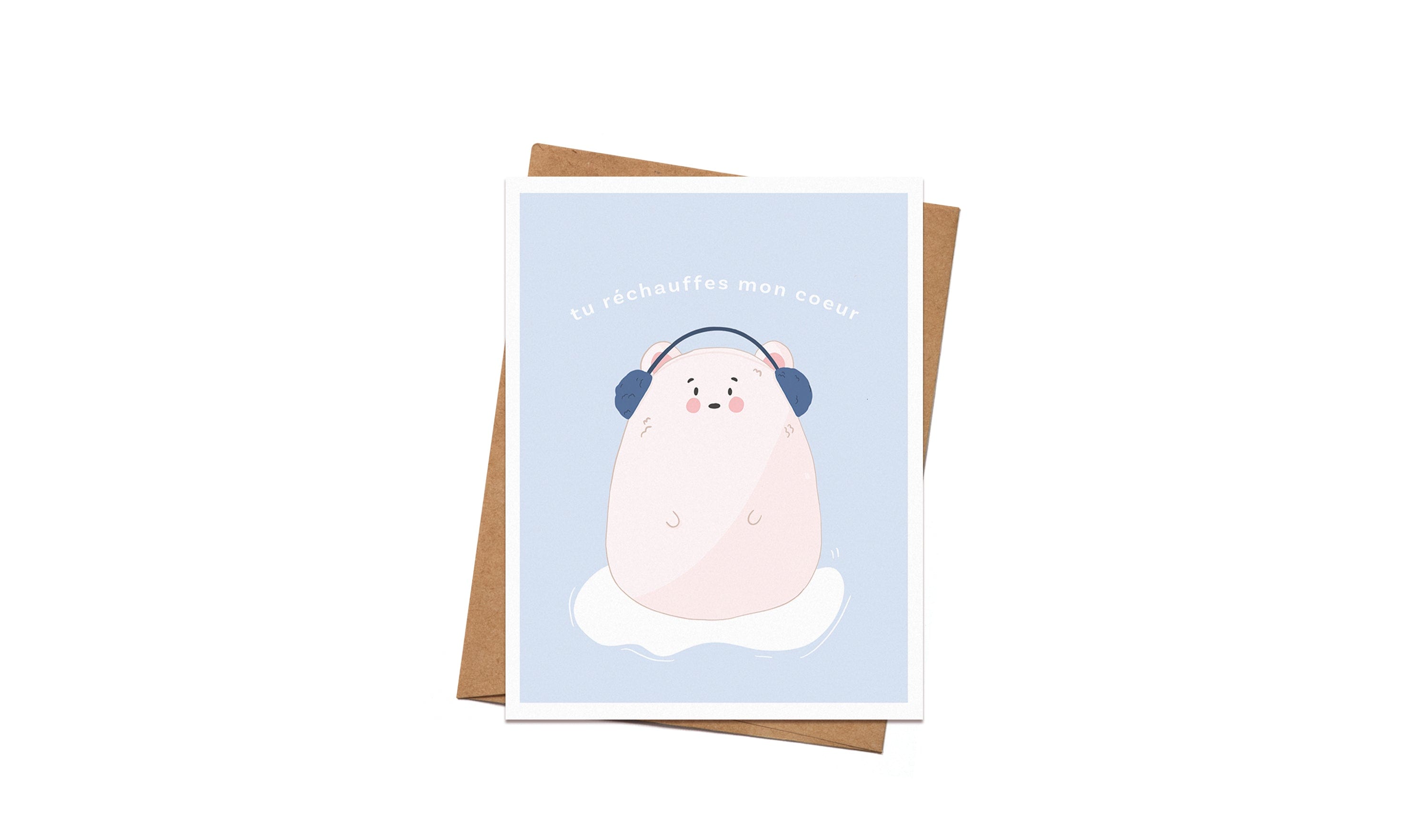 Greeting card - You warm my heart