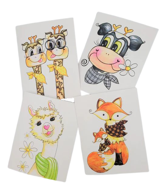 Children's Greeting Cards - Packs 4 &amp; 8