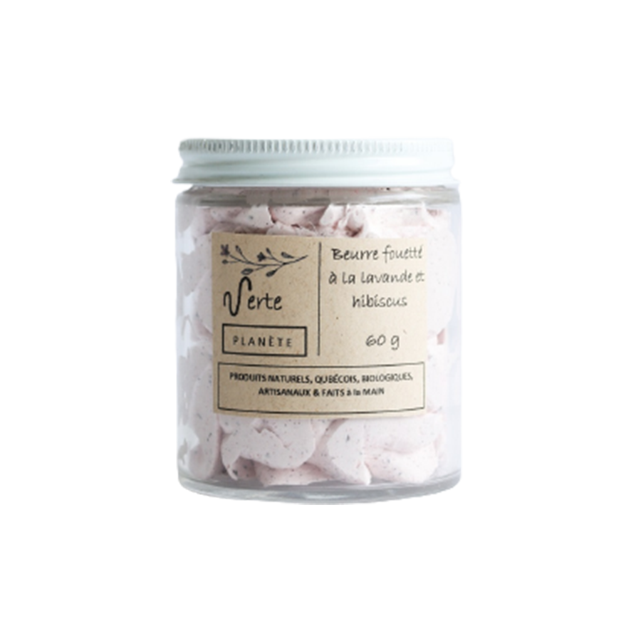 Exfoliating Hibiscus &amp; Lavender Whipped Butter