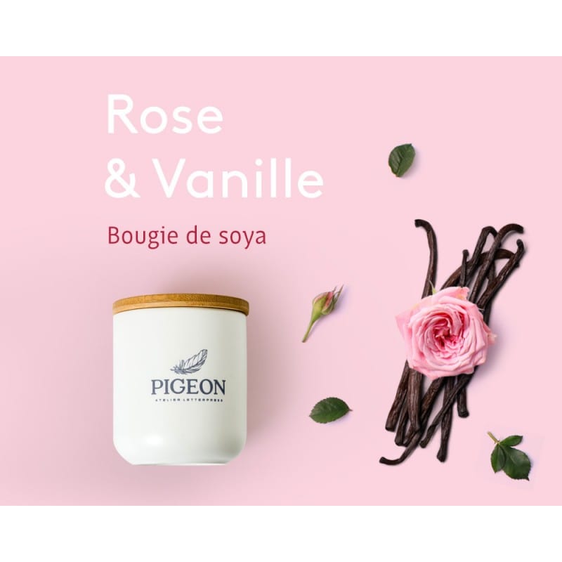 Chandelle - Rose et Vanille