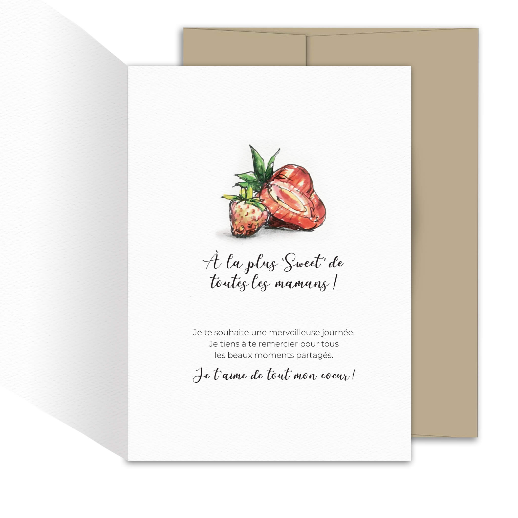 Carte de souhaits - Fête des mères - Confiture