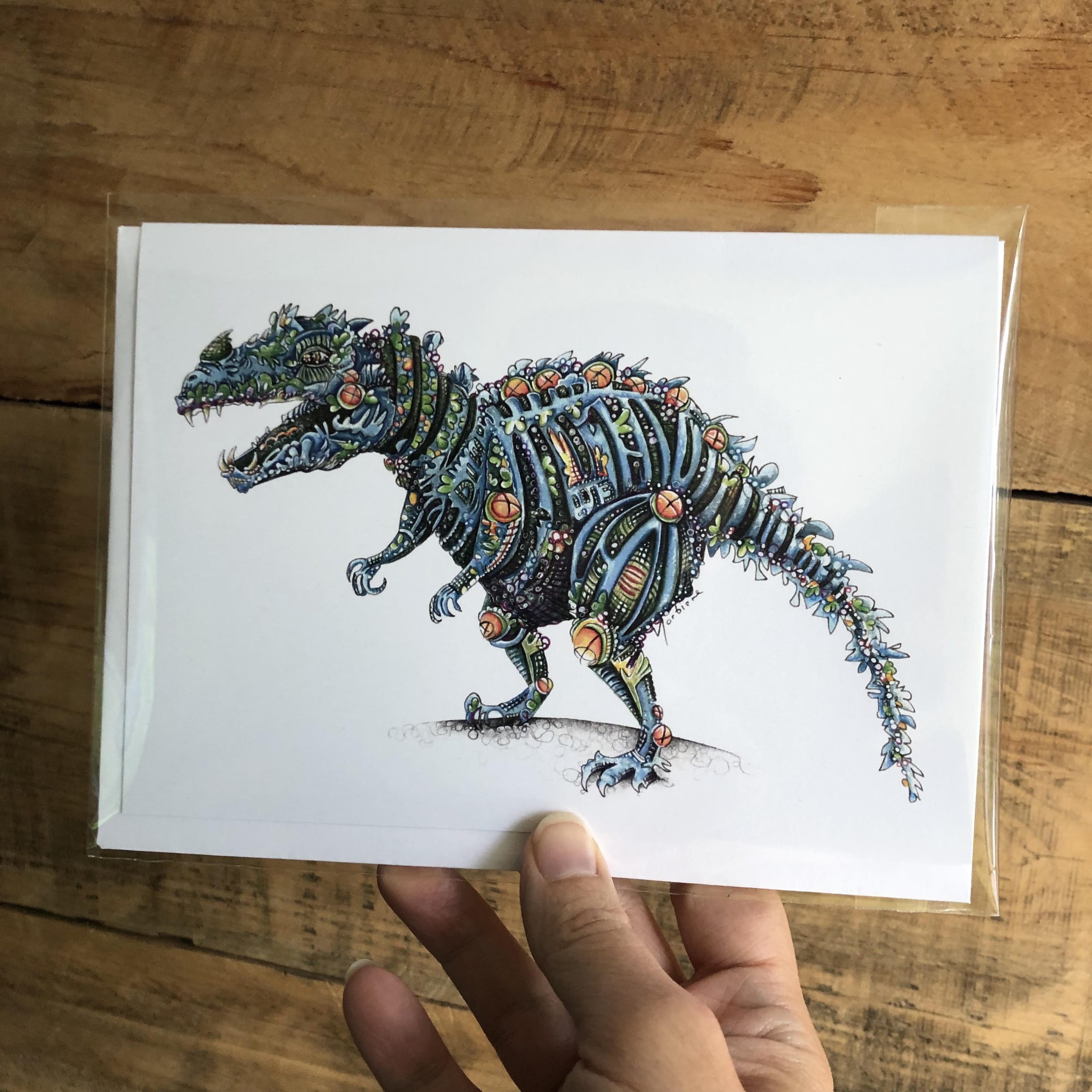 Carte de souhaits - T-Robot