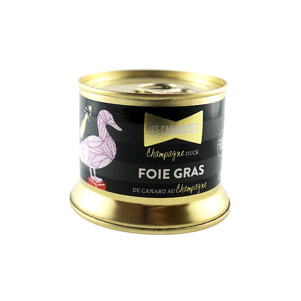 Duck foie gras with champagne