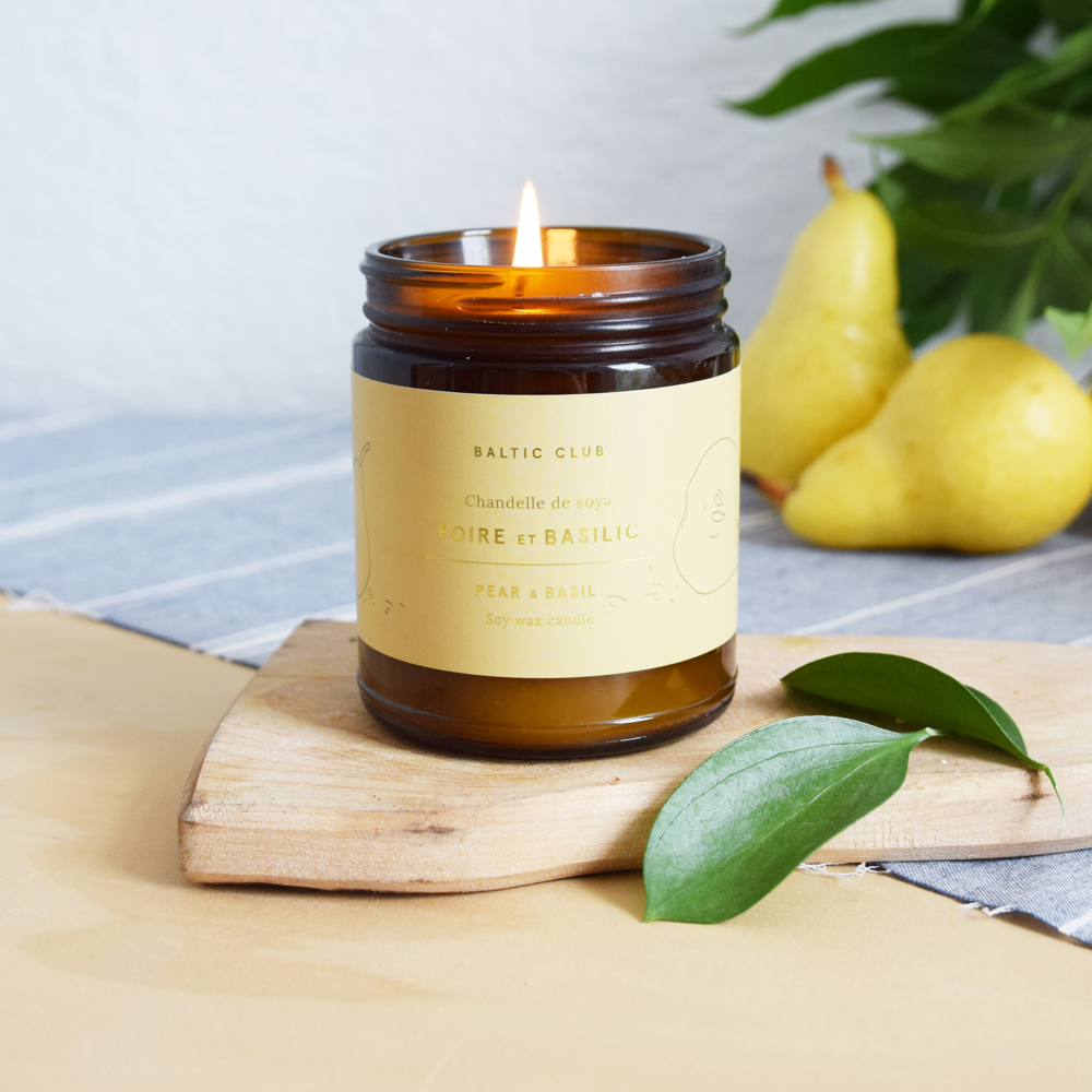 Chandelle - Poire et Basilic