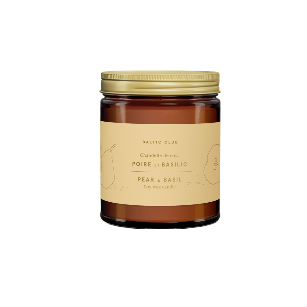Chandelle - Poire et Basilic