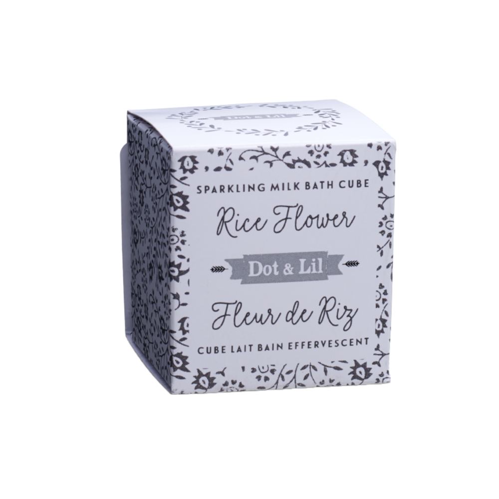 Cube lait de bain effervescent | Choisissez votre fragrance