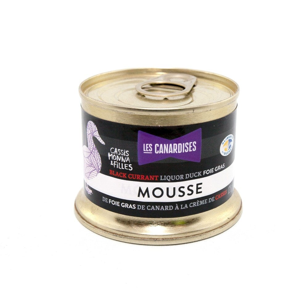 Duck foie gras mousse with Cassis Monna cream