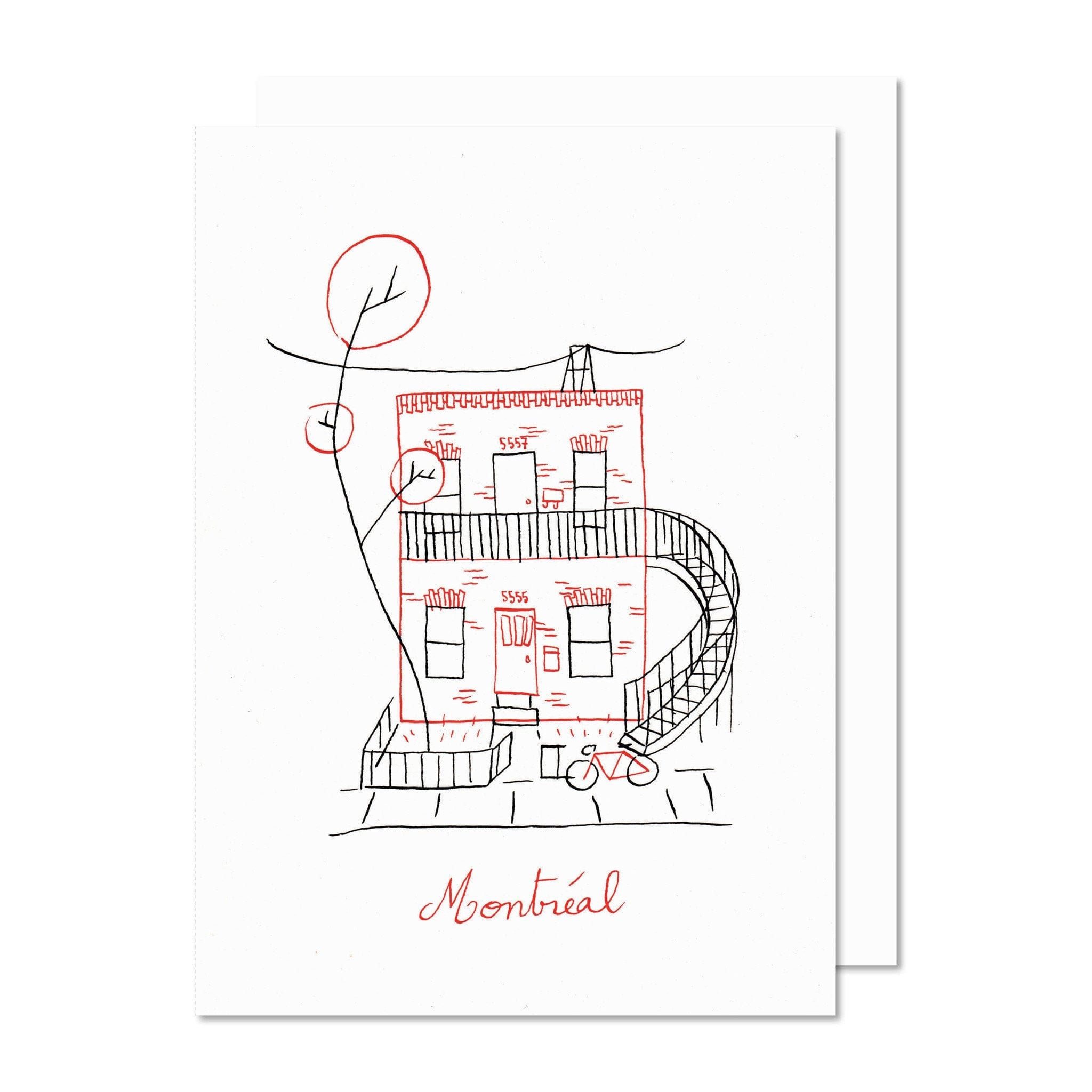 Duplex - Carte de souhaits