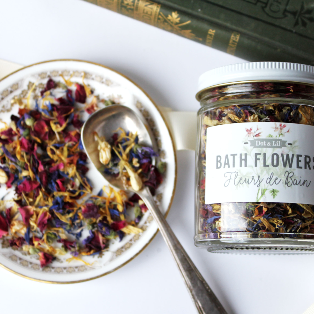flowers for the bath