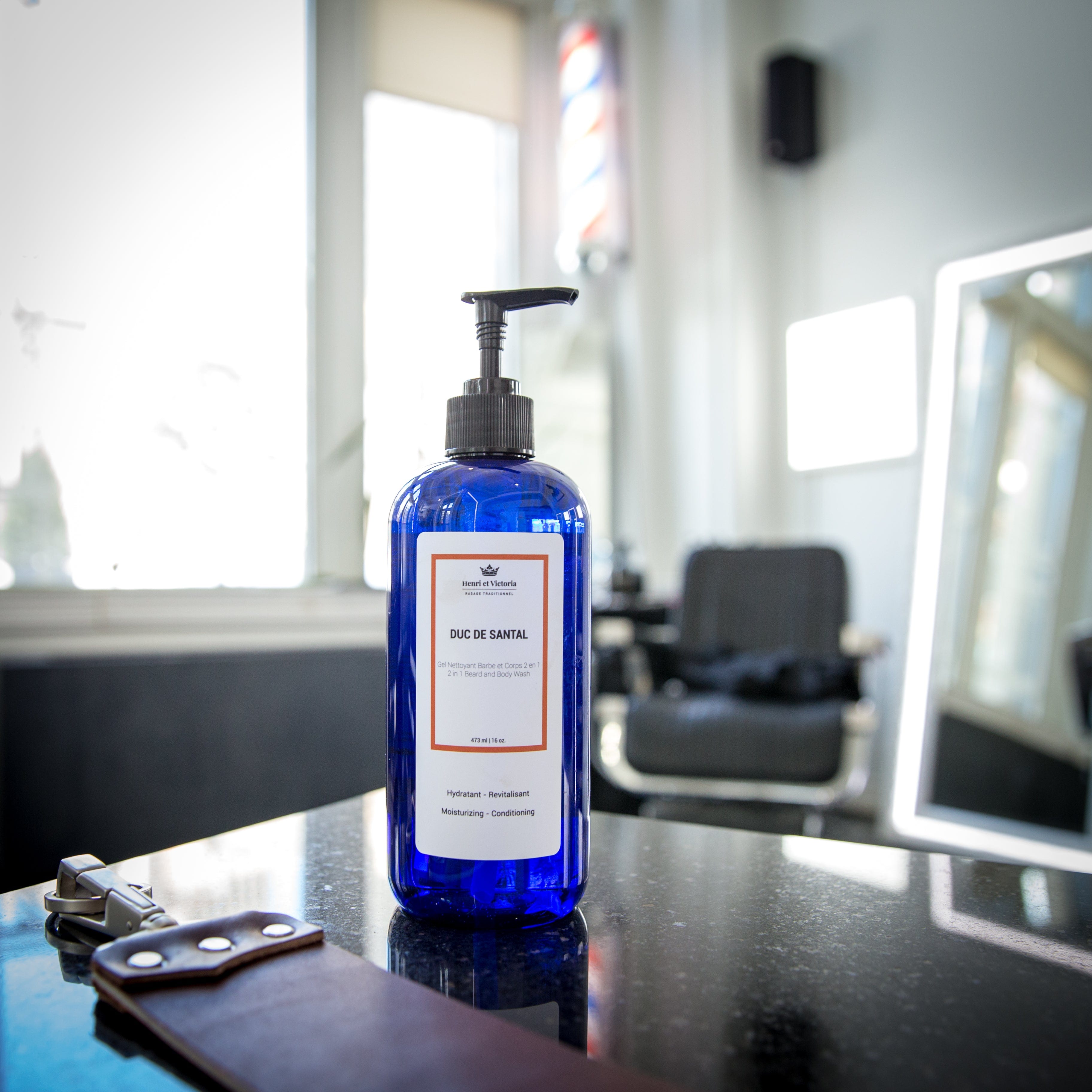 Gel nettoyant 2 en 1 barbe et corps