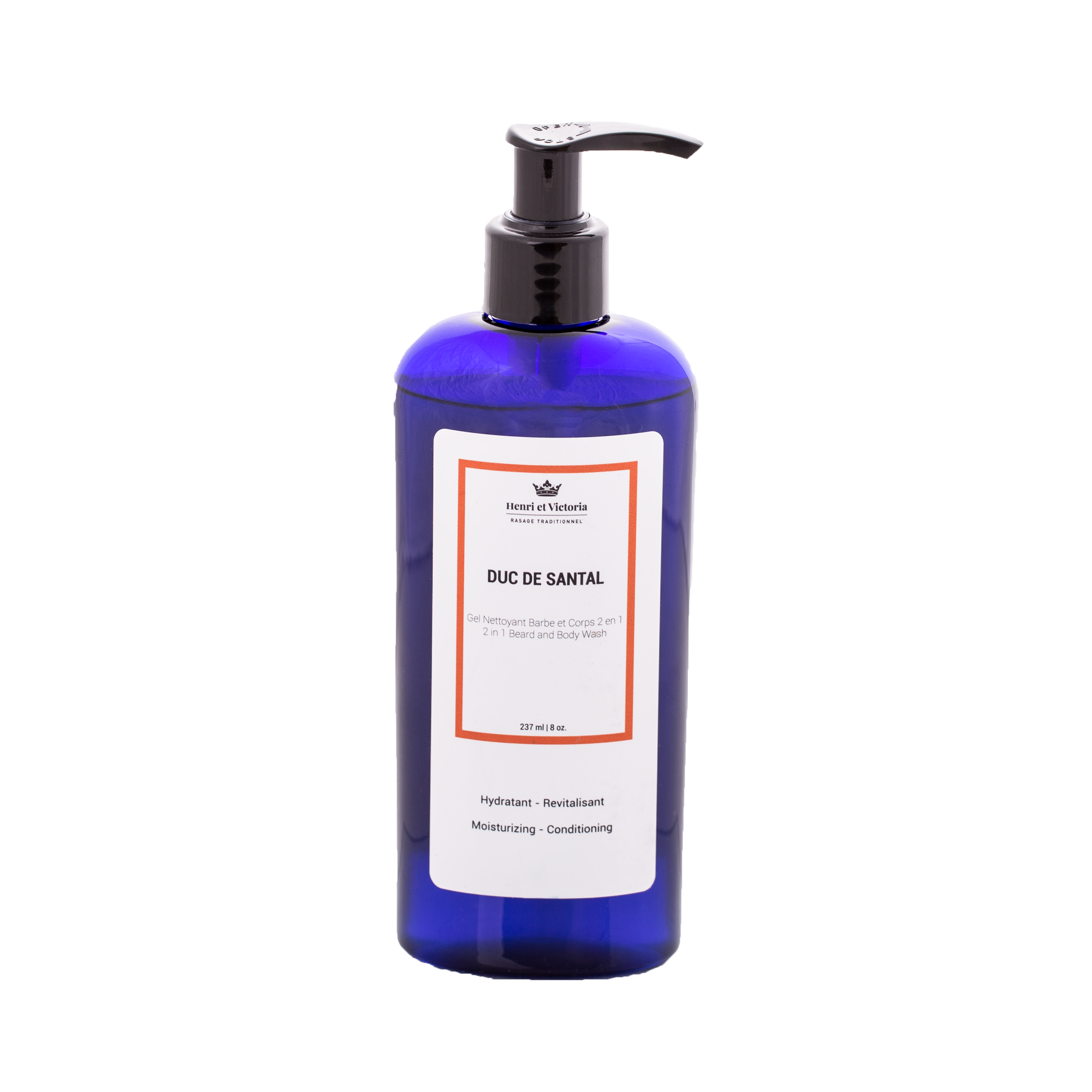 Gel nettoyant 2 en 1 barbe et corps