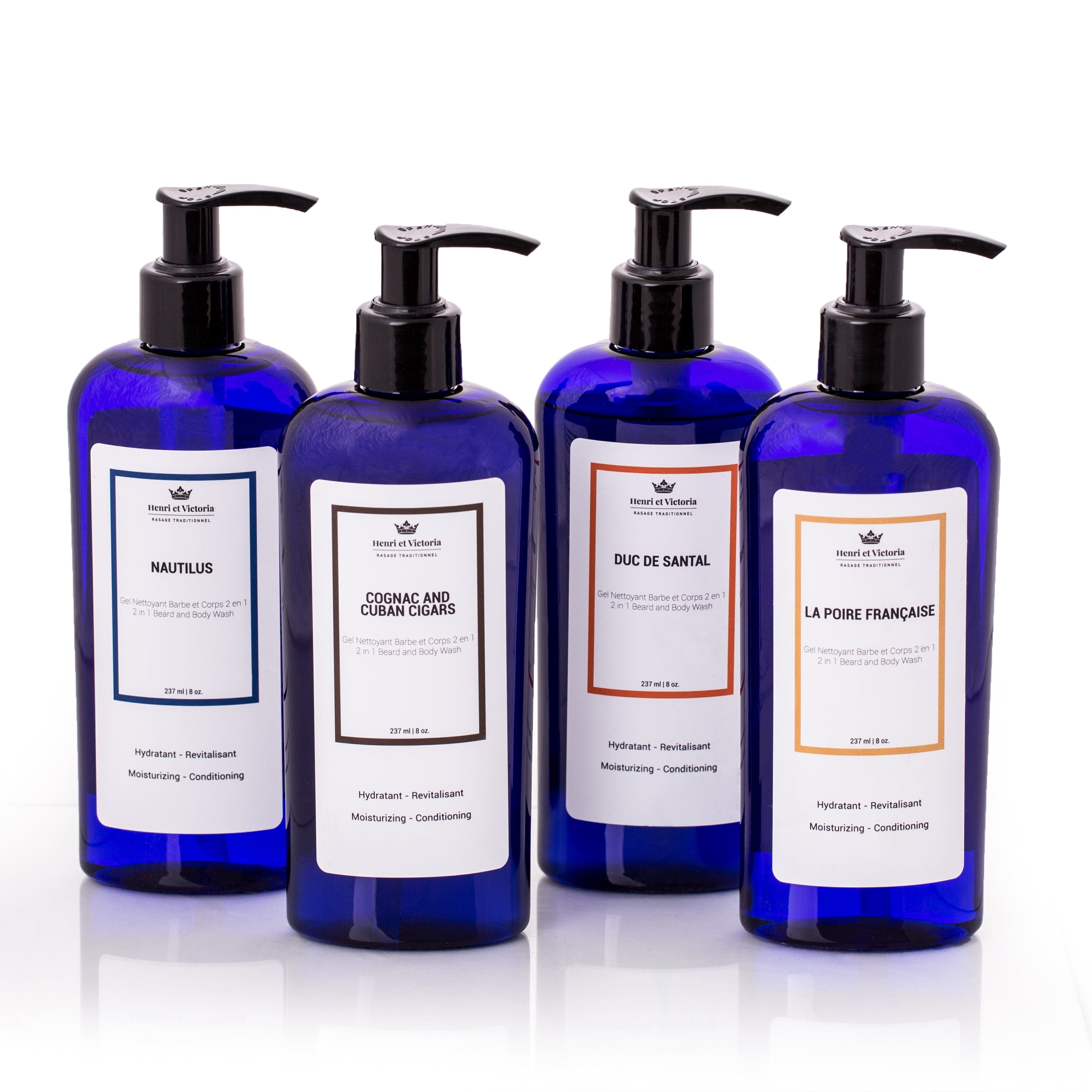 Gel nettoyant 2 en 1 barbe et corps