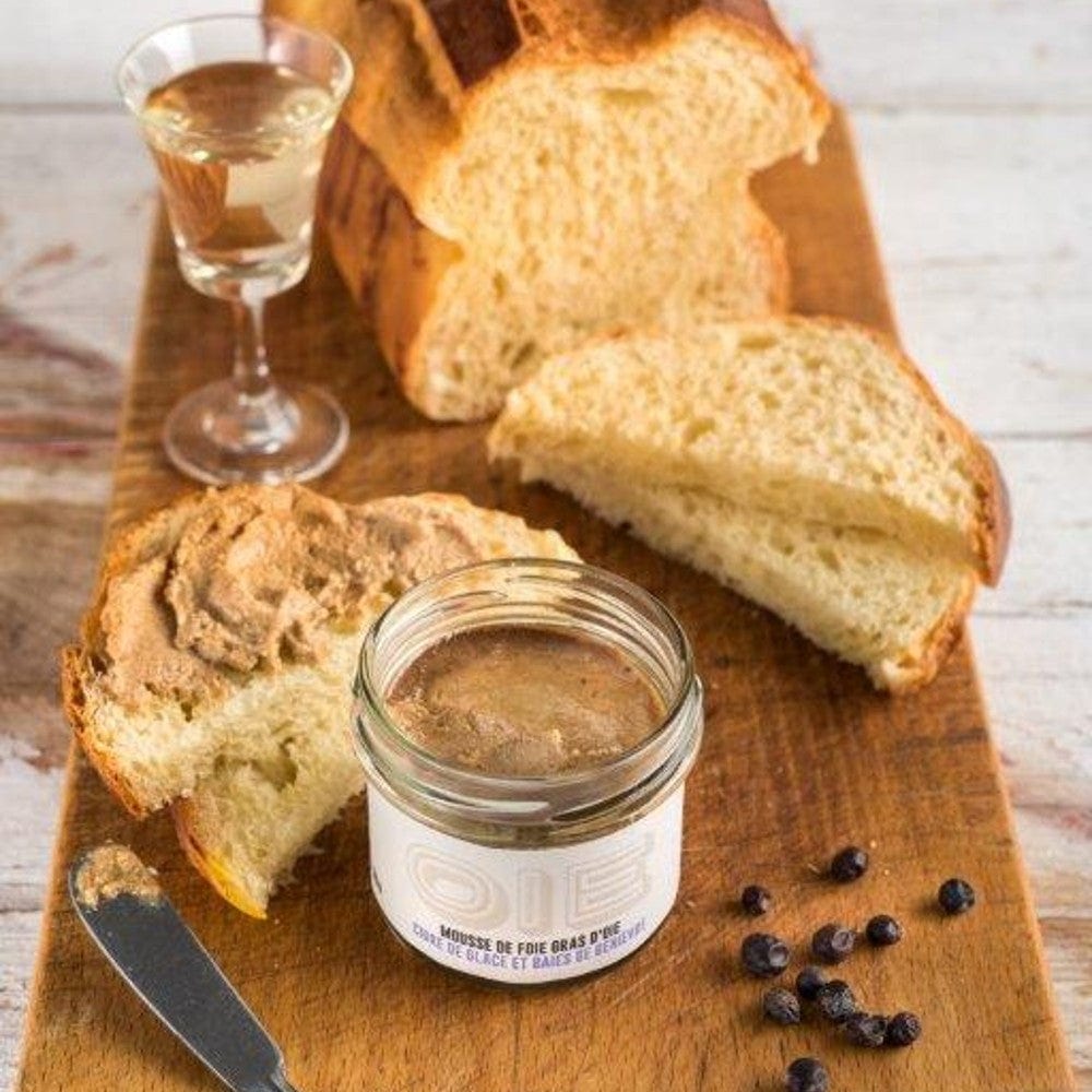 Mousse de foie gras d'oie - Cidre de glace et baies de genièvre