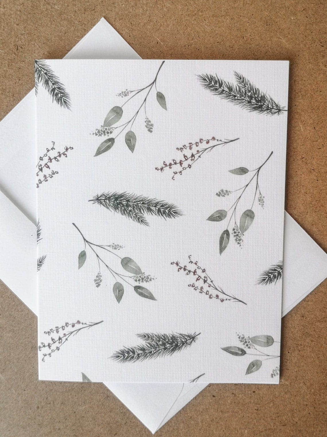 Greeting card - Christmas branches