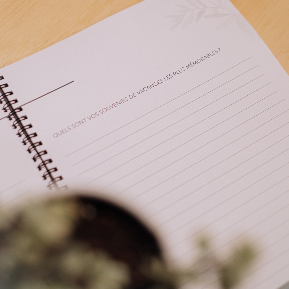 Livre souvenir - Le récit de ma vie