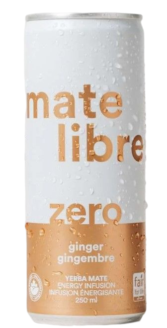 Boisson d'infusion énergisante Yerba Maté - Gingembre (Zéro sucre)