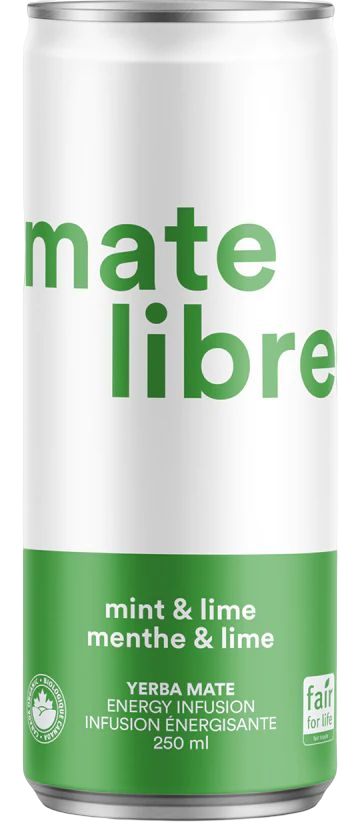 Yerba Mate Energy Infusion Drink - Mint &amp; Lime