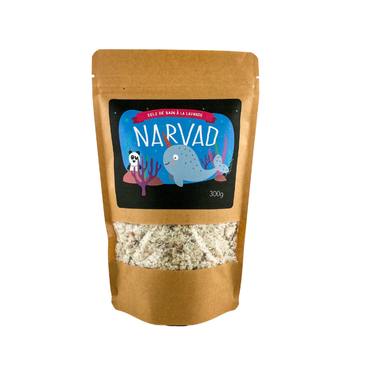 NARVARD - Sels de bain à la lavande