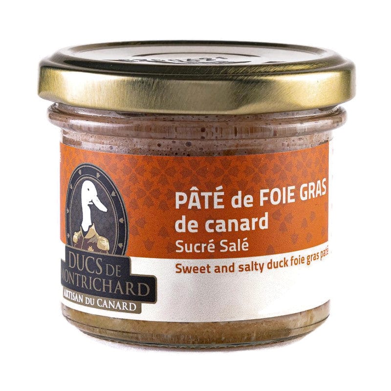Sweet and salty duck foie gras pâté