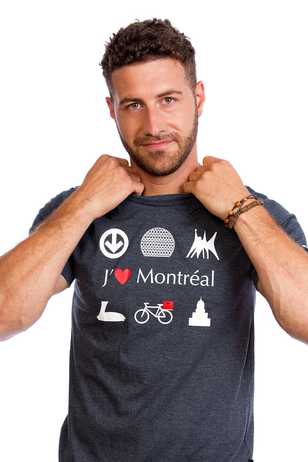T-shirt pour homme - J'aime Montréal par Plb Design vendu par SignéLocal.com