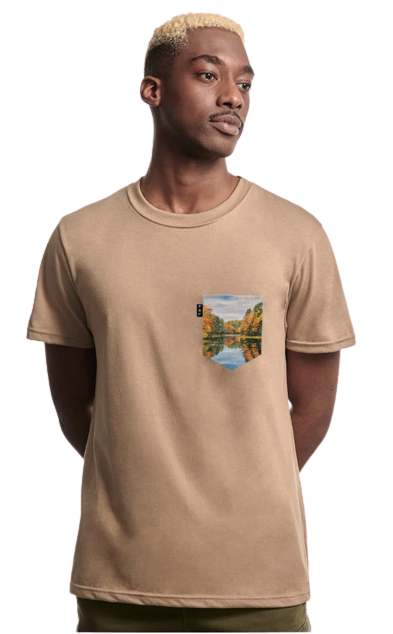 T-shirt à poche - Lac Apitalvendu