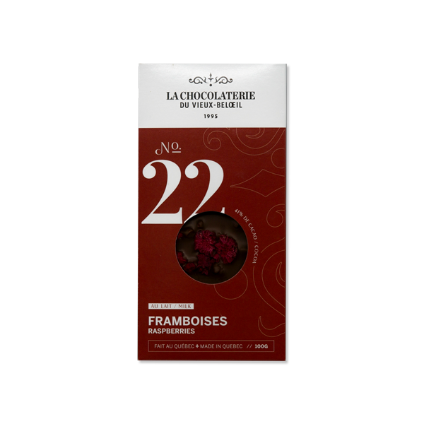 Tablette de chocolat - Framboise