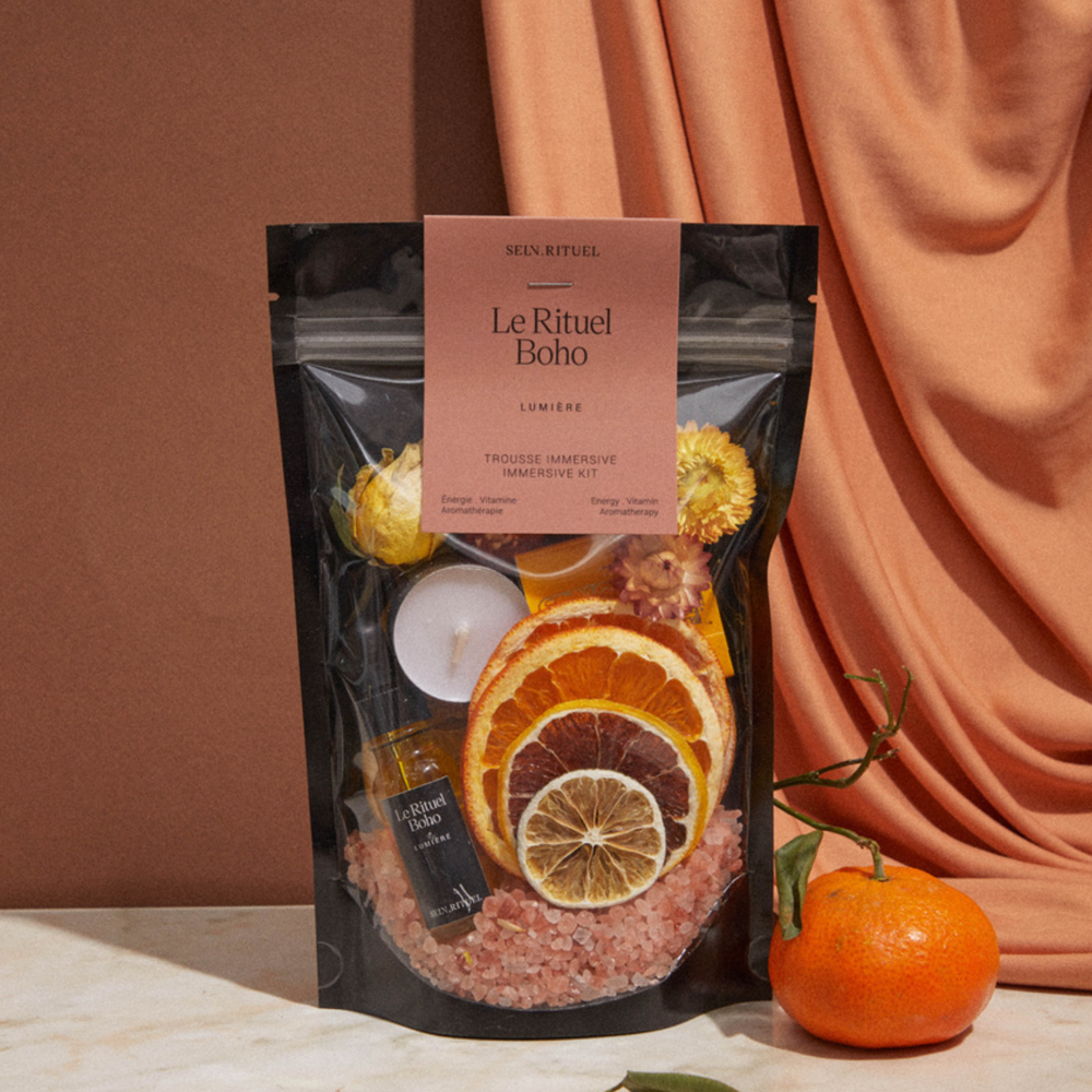 Trousse immersive pour le bain - Rituel Boho - Lumière