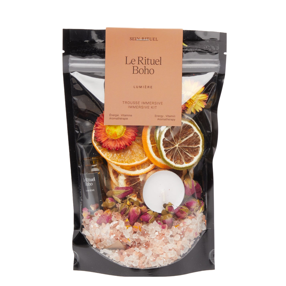 Trousse immersive pour le bain - Rituel Boho - Lumière